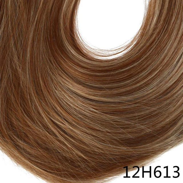 SARLA 24" 28" Wrap Synthetic Ponytail Hair Extension Ponytail Hair Clip Ponytail Wig Pony Tail Flase Hairpiece Hair Tail Hair