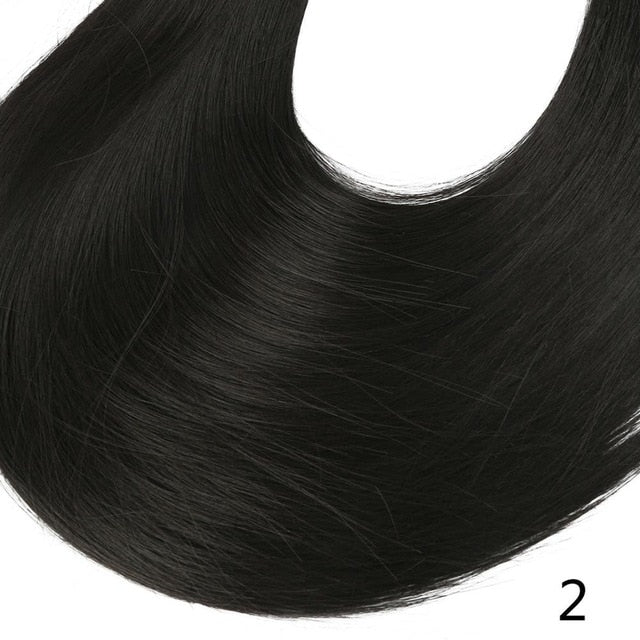 SARLA 24" 28" Wrap Synthetic Ponytail Hair Extension Ponytail Hair Clip Ponytail Wig Pony Tail Flase Hairpiece Hair Tail Hair