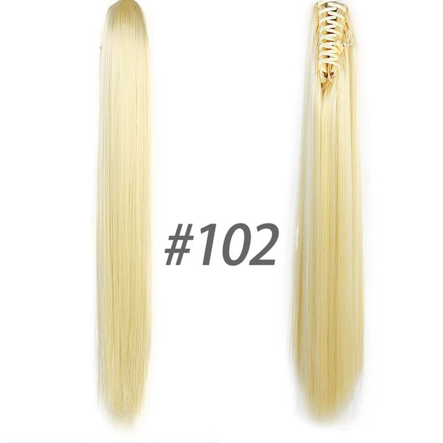 DIFEI 2018 New Ponytail Wig Synthetic High Temperature Fiber Long Fake Hair Pieces Drawstring Ponytail Extensions for Women