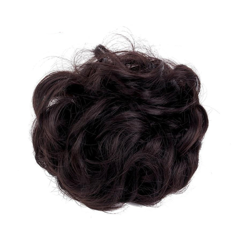 Alileader Hair Bun Extensions Wavy Curly Messy Hair Extensions Donut Hair Chignons Hair Piece Wig Hairpiece Donut Updo Ponytail