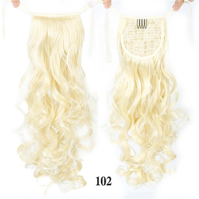 LIMPOPO Short Curly Ponytail Kinky Drawstring Hair Heat Resistant Clip In Hair Extensions Natural Kinky Fake Hair Tail